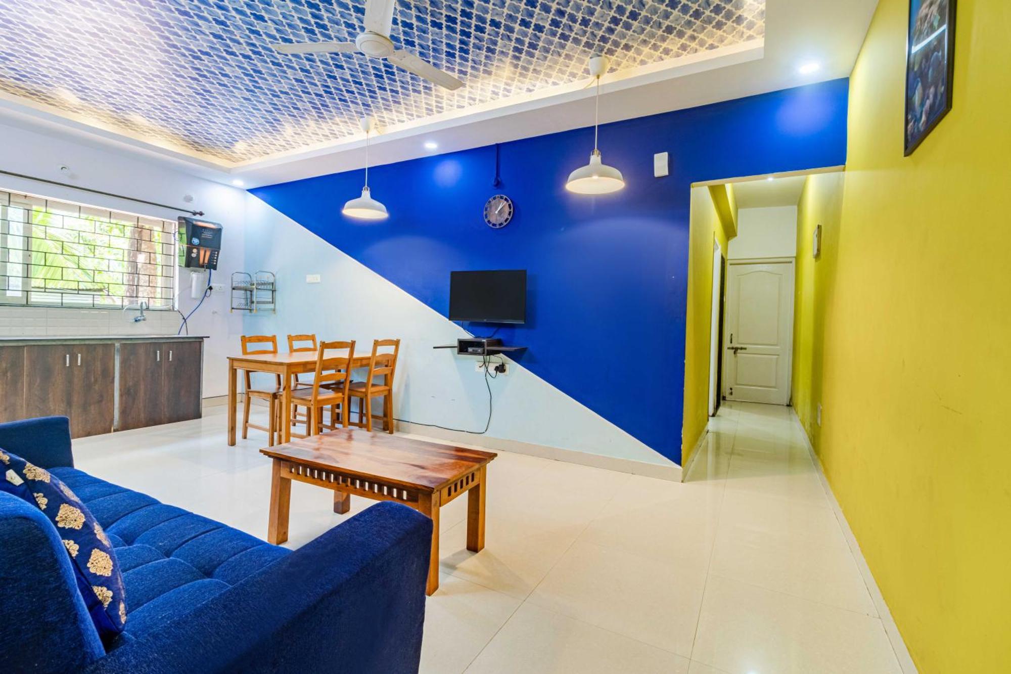 4Bhk Sparkling Apartment Near Beach Pool & Bar 2Bhkx2 Vagator Ruang foto