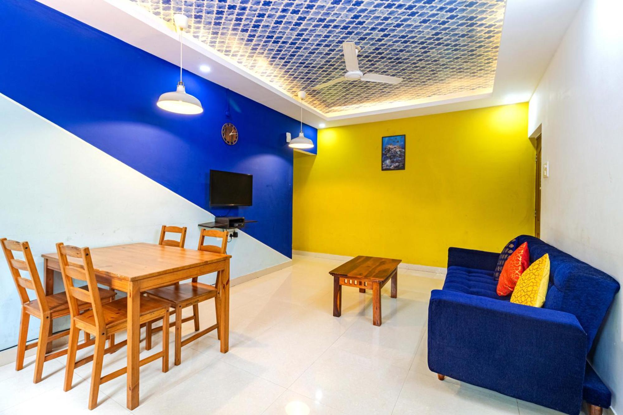 4Bhk Sparkling Apartment Near Beach Pool & Bar 2Bhkx2 Vagator Ruang foto