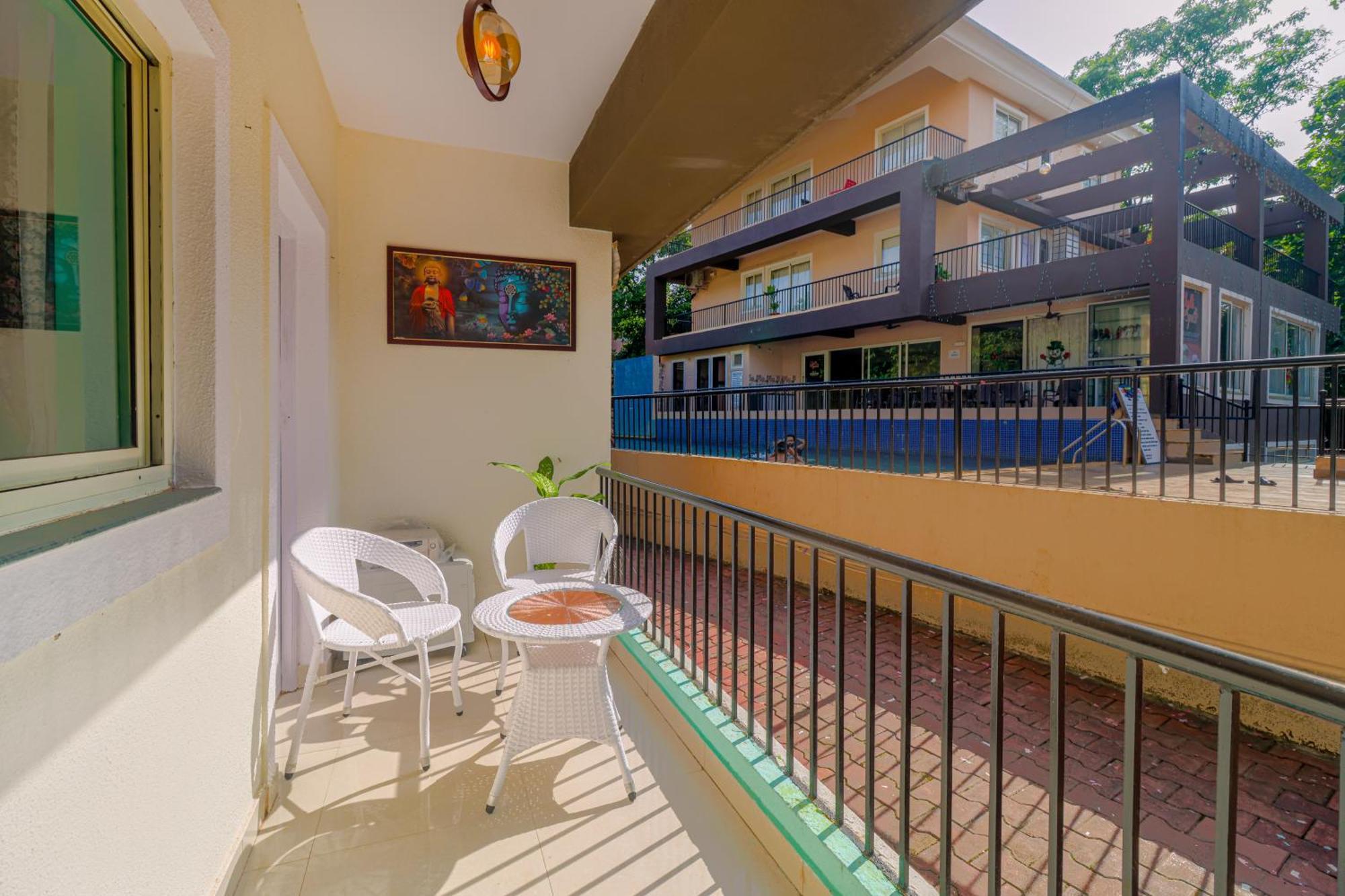 4Bhk Sparkling Apartment Near Beach Pool & Bar 2Bhkx2 Vagator Bagian luar foto
